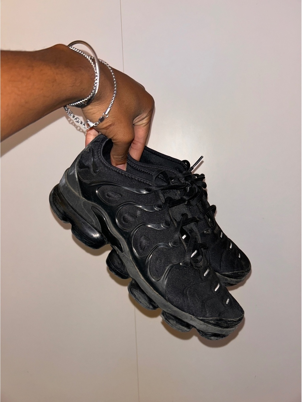 Nike Air VaporMax Plus Men's Sneakers Black Size 9